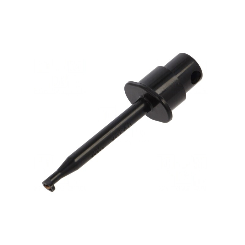 Clips Măsurare cu Cârlig Neagră 2mm 60VDC 30VAC | Electronic-mag.ro | Componente Electronice