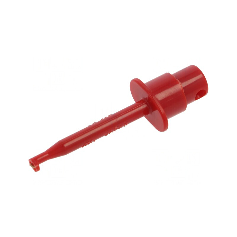 Clips de măsurare cu cârlig roșie 2mm 60VDC 30VAC | Electronic-mag.ro | Componente Electronice Clips de măsurare cu cârlig roșie 2mm 60VDC 30VAC | Electronic-mag.ro | Componente Electronice