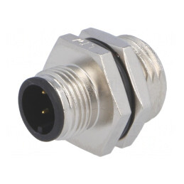 Soclu M12 4 PIN tată 250V DeviceNet/CANopen lipire | Electronic-mag.ro | Componente Electronice