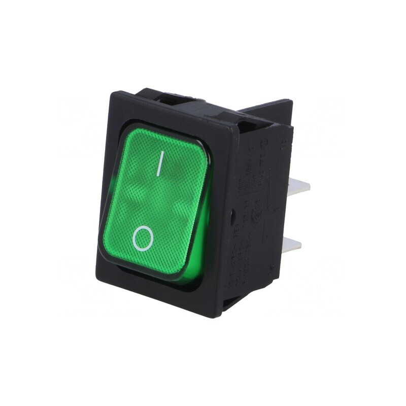 Rocker Switch DPST ON-OFF 20A 250V Green IP40 230V Light | Electronic-mag.ro | Componente Electronice Rocker Switch DPST ON-OFF 20A 250V Green IP40 230V Light | Electronic-mag.ro | Componente Electronice