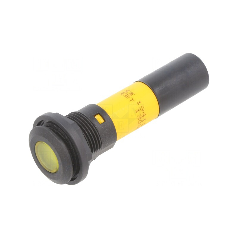 Lampă de control LED galbenă 130VDC Ø16mm | Electronic-mag.ro | Componente Electronice