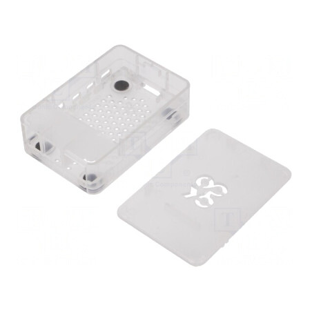 Carcasă Transparentă pentru Raspberry Pi 4 B | Electronic-mag.ro | Componente Electronice