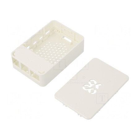 Carcasă Calculator Raspberry Pi 4 B Albă | Electronic-mag.ro | Componente Electronice