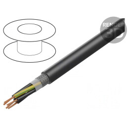 Cablu ÖLFLEX 409 CP 5G0.75mm2 PUR Negru 300V/500V