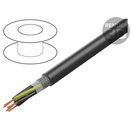 Cablu ÖLFLEX 409 CP 5G0.75mm2 PUR Negru 300V/500V | Electronic-mag.ro | Componente Electronice