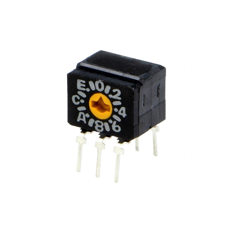 Întrerupător codificare HEX/BCD 16 Poz THT | Electronic-mag.ro | Componente Electronice
