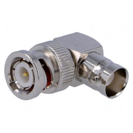 Adaptor BNC 90° 50Ω POM Aurit | Electronic-mag.ro | Componente Electronice