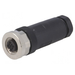 Mufă M12 3-Pin Mamă IP67 pentru DeviceNet/CANopen | Electronic-mag.ro | Componente Electronice