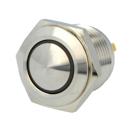 Comutator Anti-Vandalism Galben IP65 2A 36VDC | Electronic-mag.ro | Componente Electronice