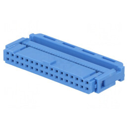 Mufă IDC Mamă 34 PIN Aurită pentru Cablu-Bandă 1,27mm | Electronic-mag.ro | Componente Electronice