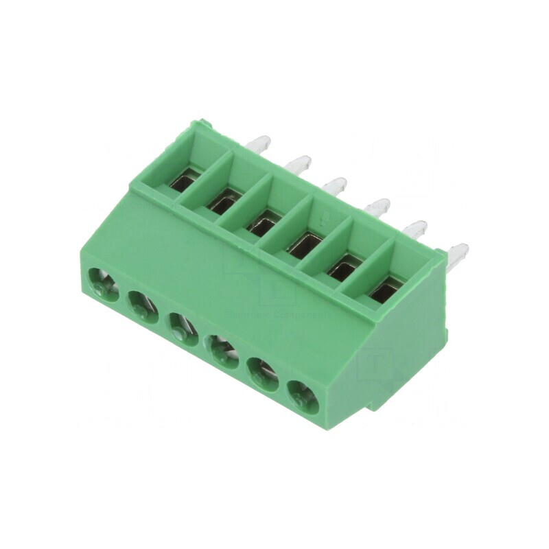 Regletă de conexiuni PCB 90° 2,54mm 6 piste 10A | Electronic-mag.ro | Componente Electronice Regletă de conexiuni PCB 90° 2,54mm 6 piste 10A | Electronic-mag.ro | Componente Electronice