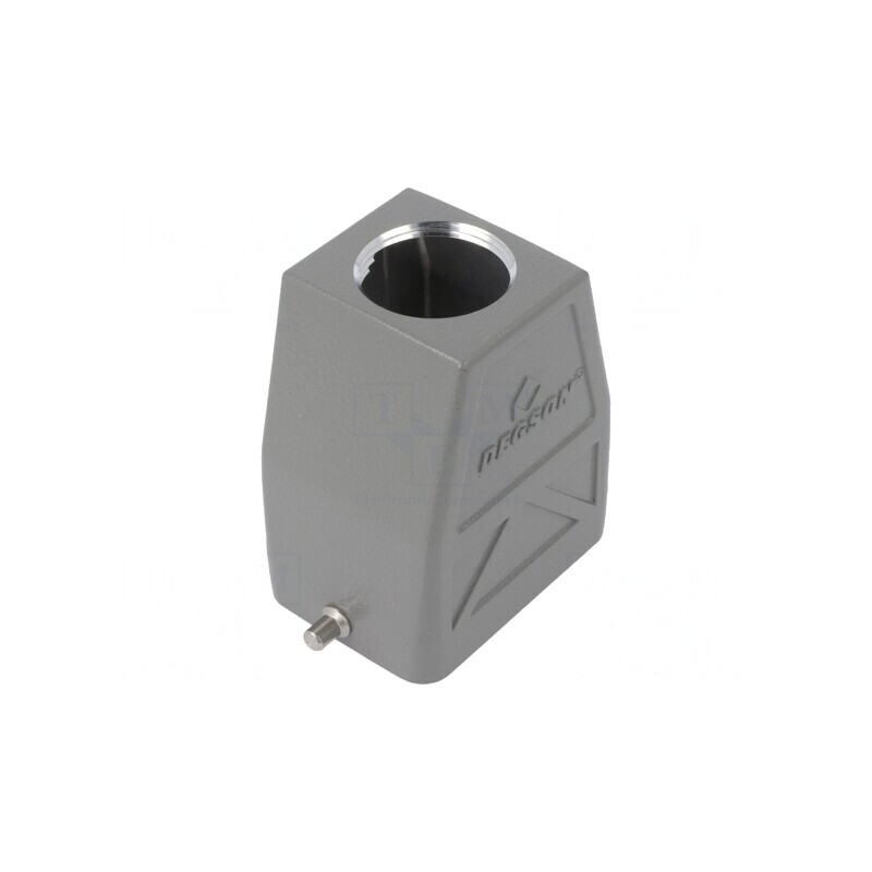 Carcasă pentru Conectori HDC D6B pe Cablu Drept | Electronic-mag.ro | Componente Electronice