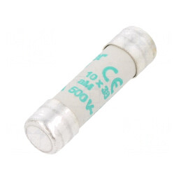 Siguranţă întârziată 12A 500VAC 10x38mm | Electronic-mag.ro | Componente Electronice