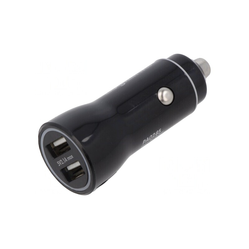 Încărcător USB Dublu 5V 2.1A 12-24V DC | Electronic-mag.ro | Componente Electronice