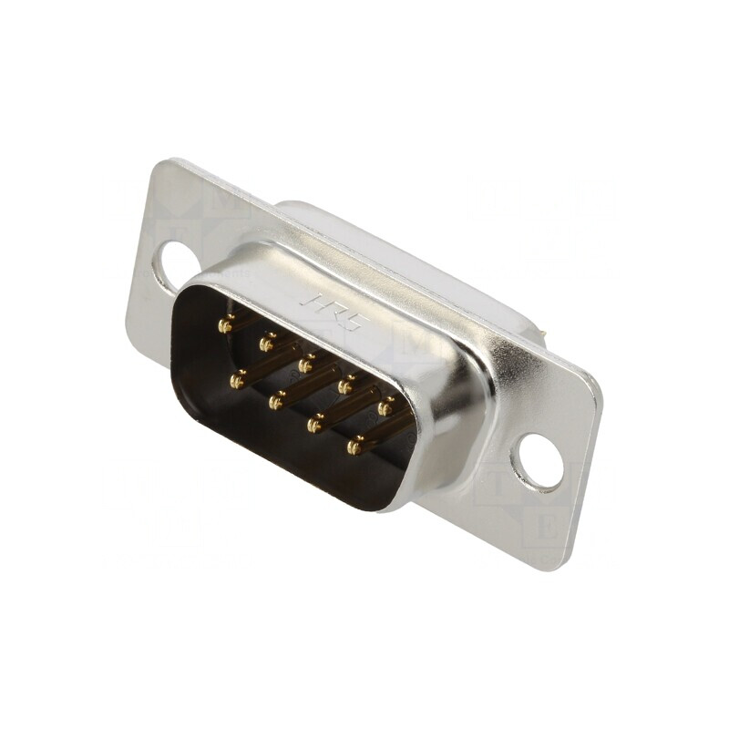 D-Sub 9-Pin Soclu Tată Aurit THT | Electronic-mag.ro | Componente Electronice