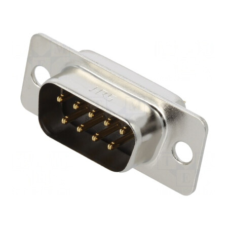 D-Sub 9-Pin Soclu Tată Aurit THT | Electronic-mag.ro | Componente Electronice