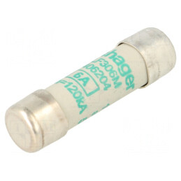 Siguranță AM 6A 500VAC 10x38mm | Electronic-mag.ro | Componente Electronice