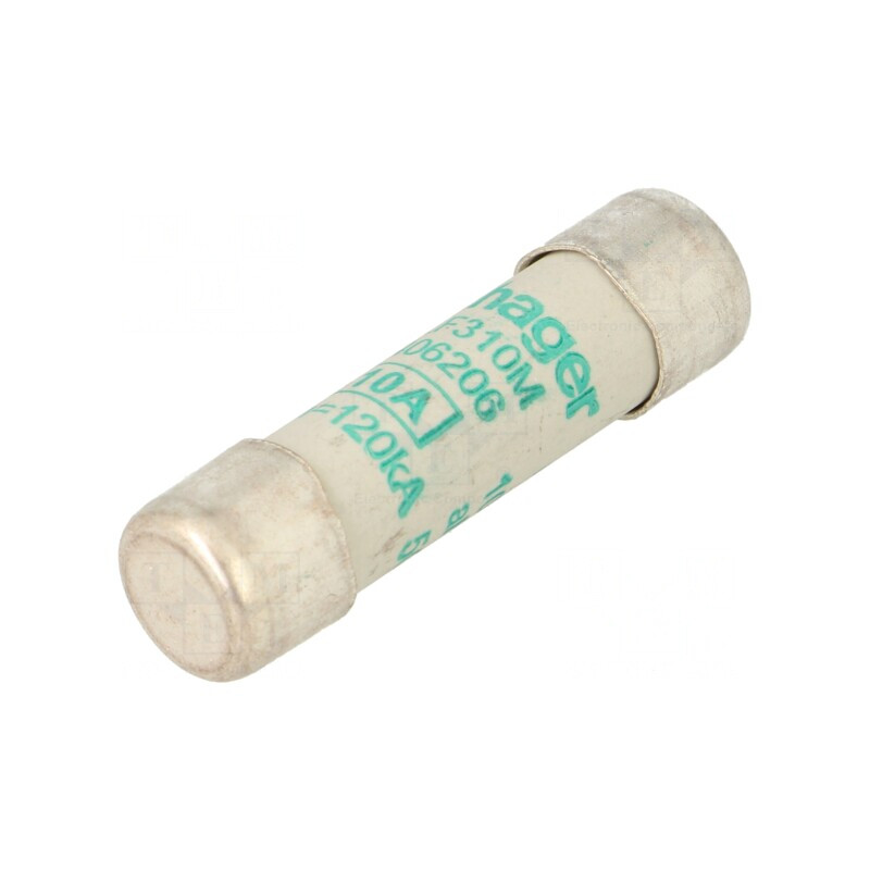 Siguranță AM 10A 500VAC 10x38mm | Electronic-mag.ro | Componente Electronice