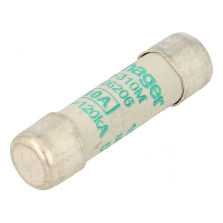 Siguranță AM 10A 500VAC 10x38mm | Electronic-mag.ro | Componente Electronice