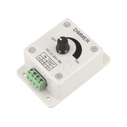 Variator de Lumină 12VDC/24VDC 8A 96W/192W | Electronic-mag.ro | Componente Electronice