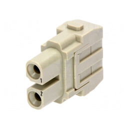Conector Dreptunghiular Modular Mamă 40A 2 PIN | Electronic-mag.ro | Componente Electronice