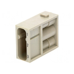 Conector modular HDC 3 pini fără contacte | Electronic-mag.ro | Componente Electronice