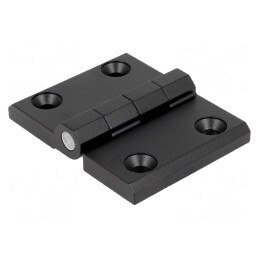 Balama Neagră Aluminiu-Zinc 76x60mm | Electronic-mag.ro | Componente Electronice