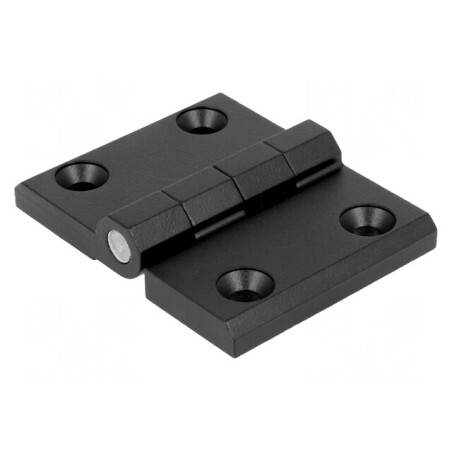 Balama Neagră Aluminiu-Zinc 76x60mm | Electronic-mag.ro | Componente Electronice