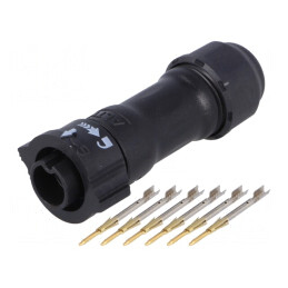 Conector Circular Mufă pe Cablu 6 Pin Tată X-Lok | Electronic-mag.ro | Componente Electronice