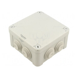 Cutie de conexiuni perete 125x125x61mm | Electronic-mag.ro | Componente Electronice