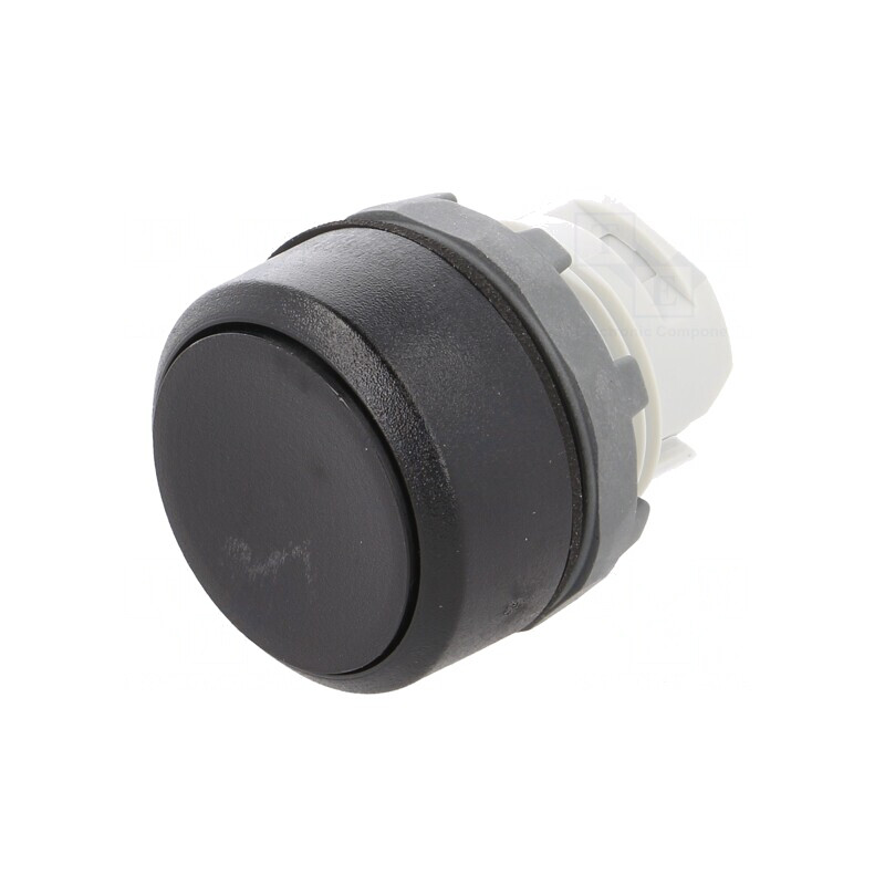 Comutator apăsare 22mm negru | Electronic-mag.ro | Componente Electronice