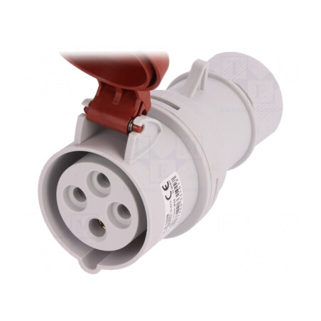 Conector Alimentare AC Trifazat 16A 400V IP44 Mufă Mamă | Electronic-mag.ro | Componente Electronice