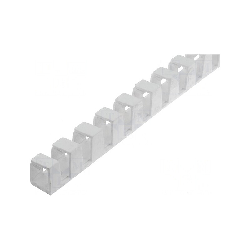 Canal de cablu flexibil alb 0,5m polipropilenă UL94V-0 | Electronic-mag.ro | Componente Electronice