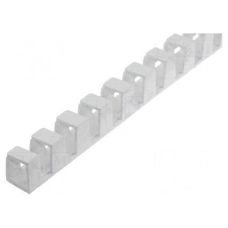 Canal de cablu flexibil alb 0,5m polipropilenă UL94V-0 | Electronic-mag.ro | Componente Electronice