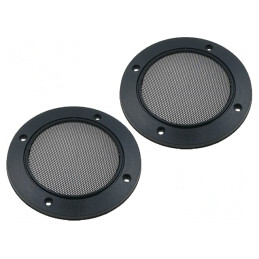 Grilă Difuzoare Metal 100mm 2 Bucăți | Electronic-mag.ro | Componente Electronice