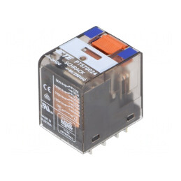 Releu Electromagnetic 4PDT 24VDC 6A | Electronic-mag.ro | Componente Electronice