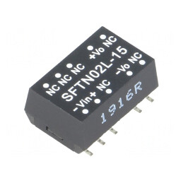 Convertor DC/DC 2W 5V la 15V 133mA | Electronic-mag.ro | Componente Electronice