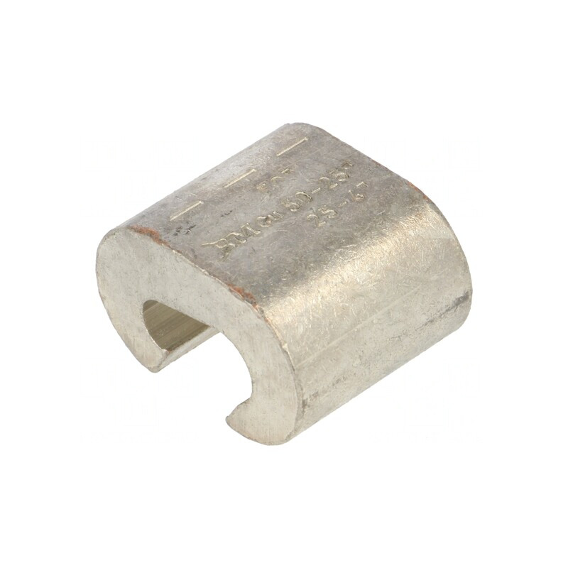 Conector Clemă Laterală Cupru 50mm2 Cositorit 1/0AWG | Electronic-mag.ro | Componente Electronice