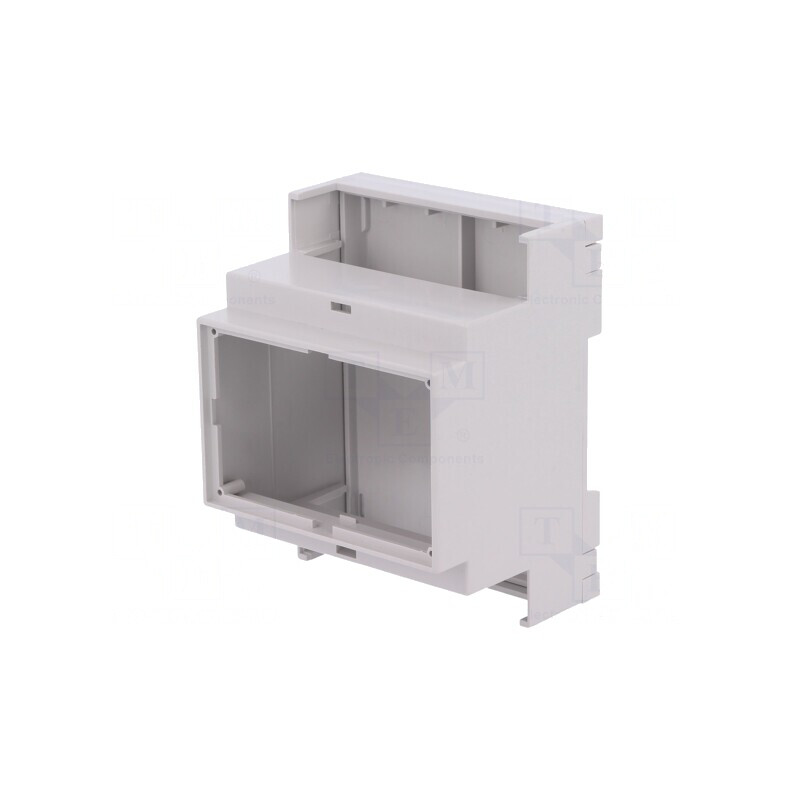 Carcasă pentru Șină DIN 90x71,2x53mm PPO Gri | Electronic-mag.ro | Componente Electronice