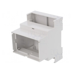 Carcasă pentru șină DIN gri 90x71.2x68mm | Electronic-mag.ro | Componente Electronice