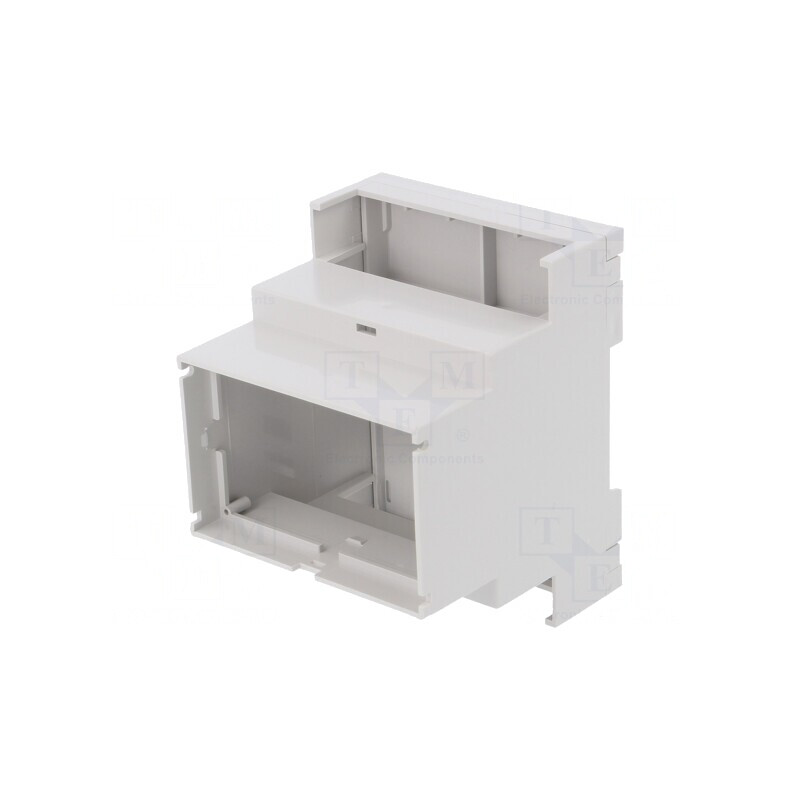 Carcasă pentru șină DIN gri 90x71.2x68mm | Electronic-mag.ro | Componente Electronice