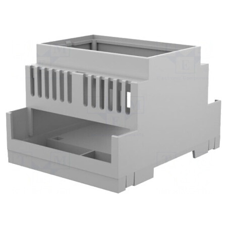 Carcasă pentru Șină DIN Gri 90x71,2x53mm | Electronic-mag.ro | Componente Electronice