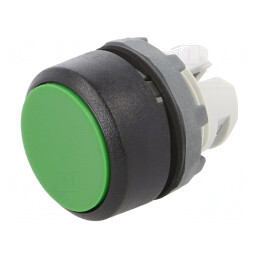 Comutator Buton Apăsare 22mm Verde | Electronic-mag.ro | Componente Electronice