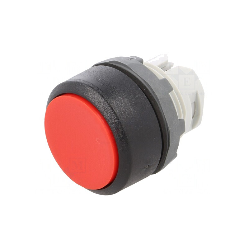 Comutator roșu 22mm cu acționare prin apăsare | Electronic-mag.ro | Componente Electronice