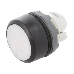 Comutator Alb 22mm Acționat Prin Apăsare | Electronic-mag.ro | Componente Electronice