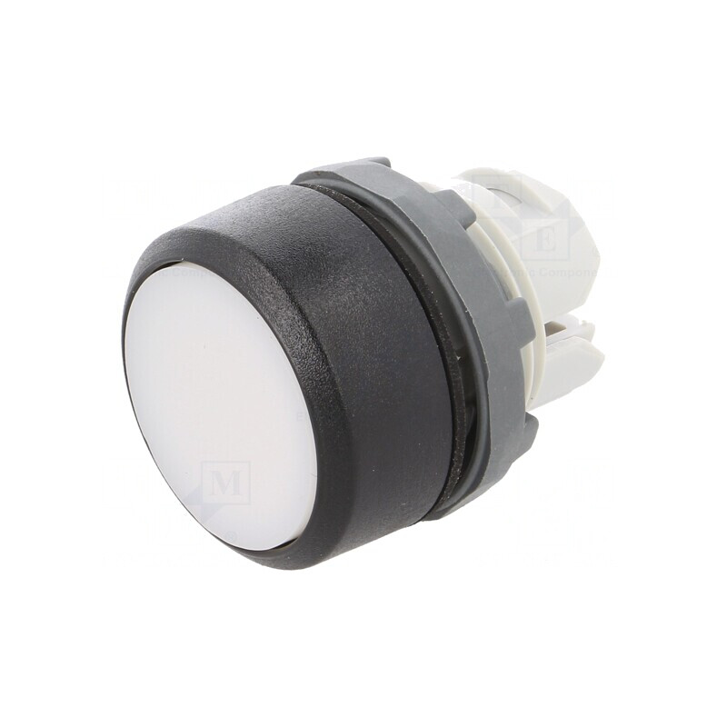 Comutator Alb 22mm Acționat Prin Apăsare | Electronic-mag.ro | Componente Electronice