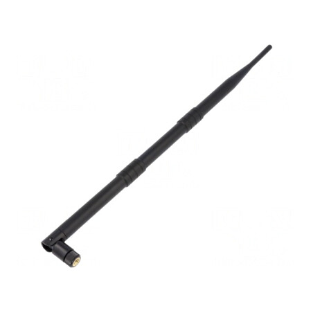 Antenă Neagră RP-SMA 2,4-2,5GHz 38cm 9dBi | Electronic-mag.ro | Componente Electronice