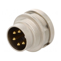 Conector M16 Soclu 5 PIN 250V IP68 | Electronic-mag.ro | Componente Electronice