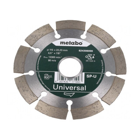Disc de tăiere diamantat 115mm 22,23mm | Electronic-mag.ro | Componente Electronice