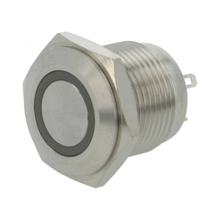 Comutator anti-vandalism IP65 2A 36VDC Ø16mm | Electronic-mag.ro | Componente Electronice